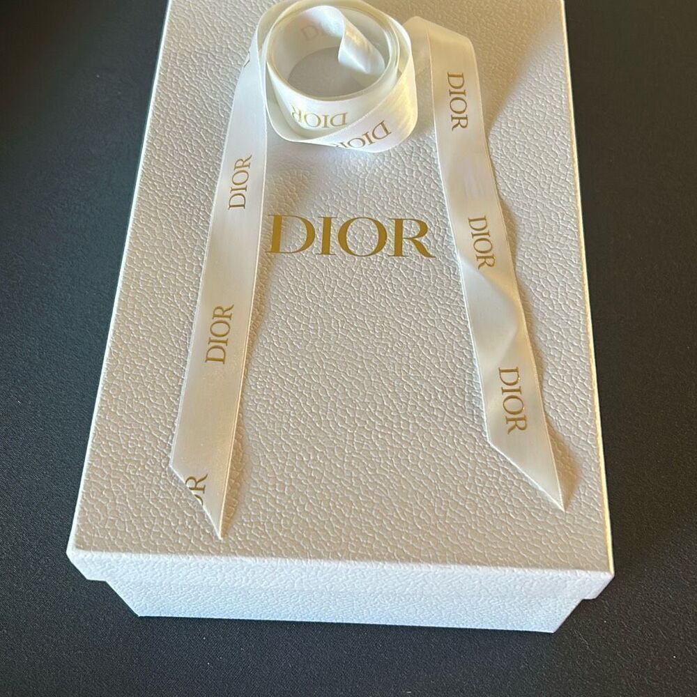 DIOR White Shoebox W/ Ribbon